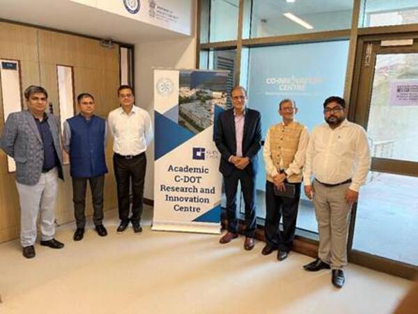 Delegation from C-DOT at the IIT Gandhinagar