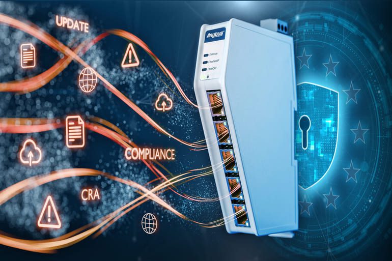 HMS Networks Strengthens Industrial Security with CRA-Ready Anybus Communicators HMS Networks Strengthens Industrial Security with CRA-Ready Anybus Communicators