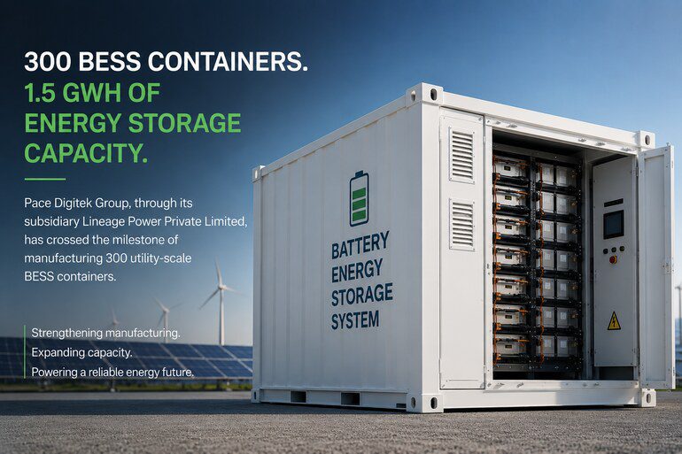 300 BESS Containers and 1.5 GWh: Pace Digitek Hits Major Energy Storage Milestone 300 BESS Containers and 1.5 GWh: Pace Digitek Hits Major Energy Storage Milestone
