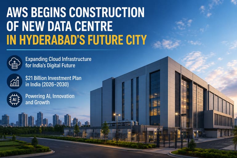 Amazon Web Services Expands AI Infrastructure with New Hyderabad Data Centre Amazon Web Services Expands AI Infrastructure with New Hyderabad Data Centre
