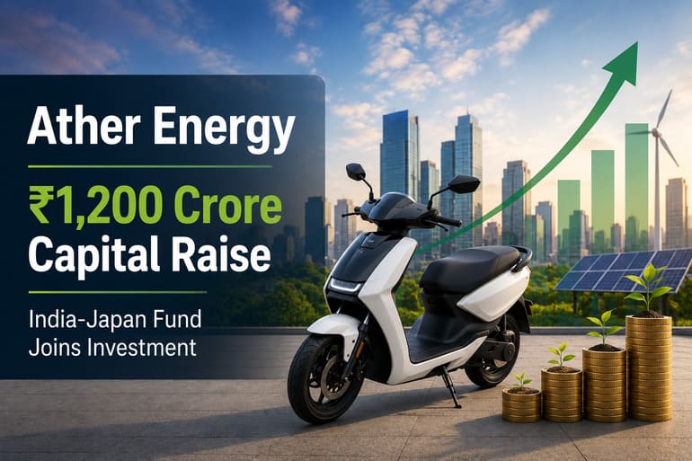 Government-Backed India-Japan Fund Invests ₹200 Crores in Ather Energy Capital Raise Government-Backed India-Japan Fund Invests ₹200 Crores in Ather Energy Capital Raise