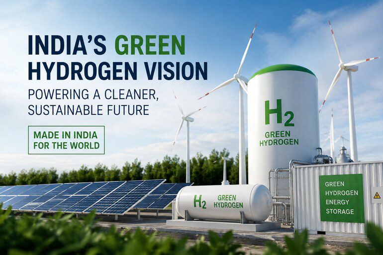 India’s Green Hydrogen Ambition Gains Momentum; Union Minister of State Shripad Yesso Naik Calls for ‘Made in India Green Hydrogen’ to Become Global Clean Energy Brand MoS Shripad Yesso Naik Backs India's Green Hydrogen Vision