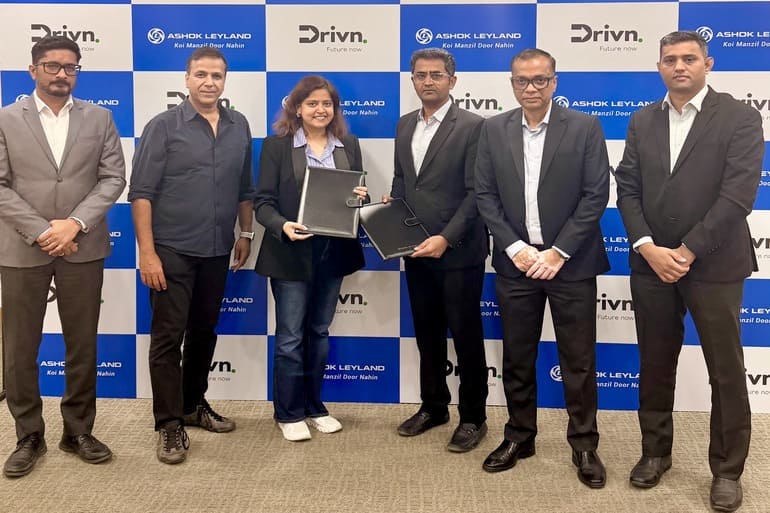 Ashok Leyland and Drivn Join Forces to Make Electric Trucks Easier to Own Ashok Leyland and Drivn Join Forces to Make Electric Trucks Easier to Own