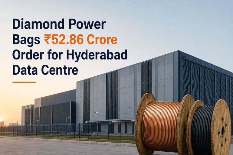 Diamond Power Bags ₹52.86 Crore Order for Hyderabad Data Centre Diamond Power Bags ₹52.86 Crore Order for Hyderabad Data Centre