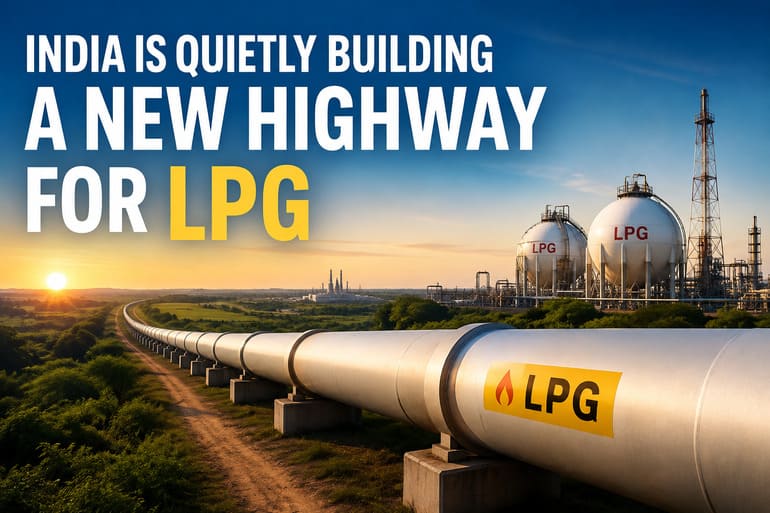 India Is Quietly Building a New Highway for LPG With 1,800 km of Pipelines India Is Quietly Building a New Highway for LPG With 1,800 km of Pipelines