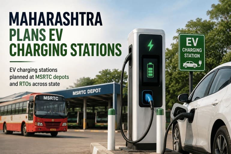 Maharashtra Moves to Expand EV Charging Network at MSRTC Depots, RTOs Maharashtra Moves to Expand EV Charging Network at MSRTC Depots, RTOs