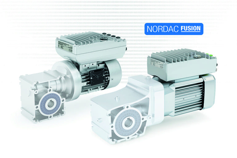 NORDAC FUSION Drive System Combines Motor and Inverter in a Compact Unit NORDAC FUSION Drive System Combines Motor and Inverter in a Compact Unit