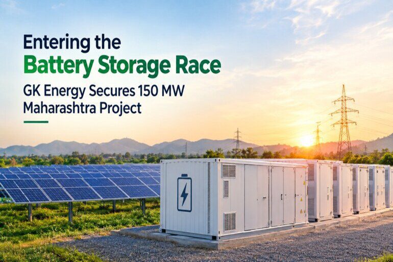 GK Energy Enters the Battery Storage Race With a 150 MW Maharashtra Project GK Energy Enters the Battery Storage Race With a 150 MW Maharashtra Project