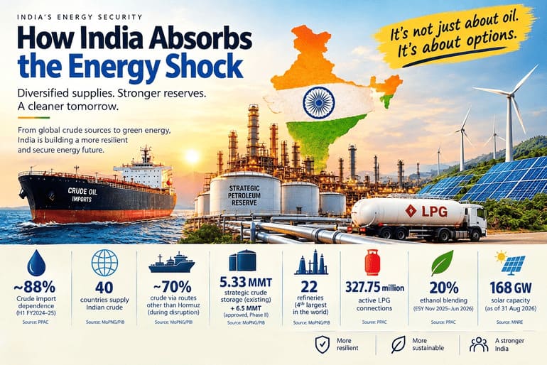 India’s Energy Security Is Being Built Beyond Oil Imports India’s Energy Security Is Being Built Beyond Oil Imports