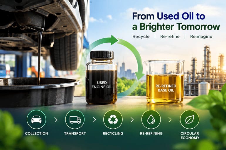 India’s Used Oil Problem Could Become a Circular Economy Opportunity India’s Used Oil Problem Could Become a Circular Economy Opportunity