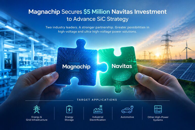 Magnachip’s $5 Million Milestone: Navitas Deepens Strategic SiC Ties Magnachip’s $5 Million Milestone Navitas Deepens Strategic SiC Ties