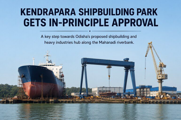 Odisha’s Maritime Moment: Kendrapara Shipbuilding Park Gets First Nod Odisha’s Maritime Moment: Kendrapara Shipbuilding Park Gets First Nod