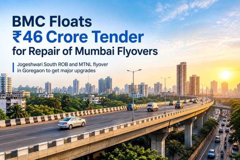 Two Key Mumbai Flyovers Head for Major Repairs as BMC Floats ₹46 Crore Tender Two Key Mumbai Flyovers Head for Major Repairs as BMC Floats ₹46 Crore Tender