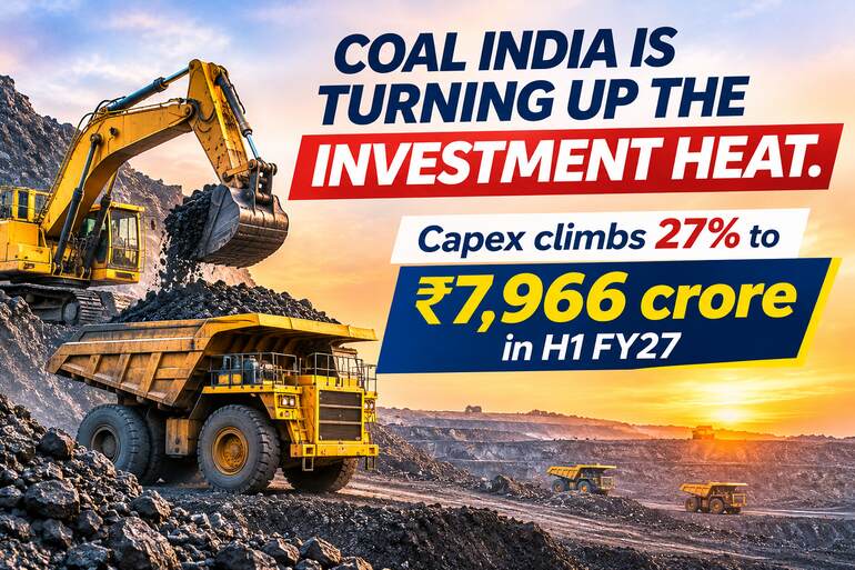 Coal India Boosts Mining Infrastructure Spending as H1 Capex Rises 27% Coal India Posts 27% Capex Growth