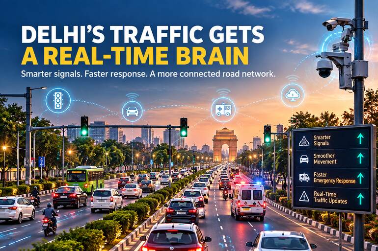 Delhi’s Traffic Management Gets a Technology-Led Overhaul Delhi Traffic Gets Smarter With New ITMS