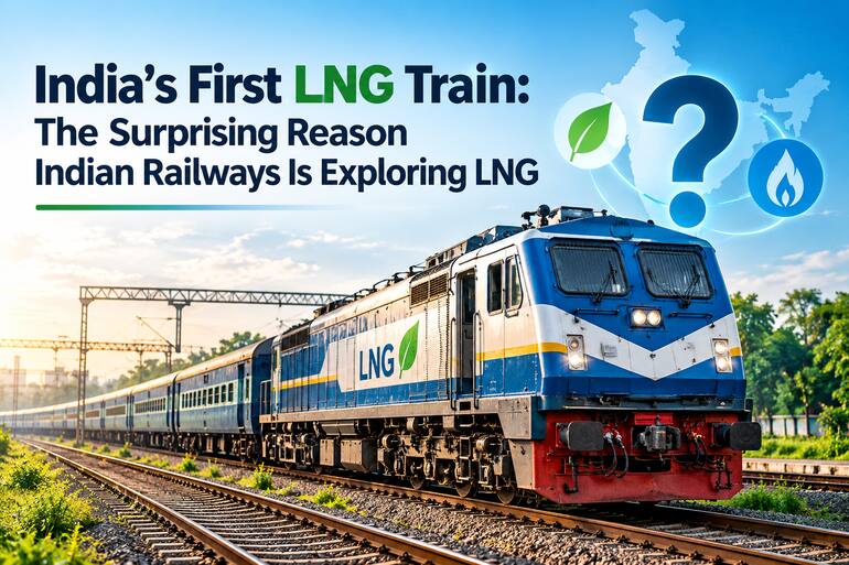 India’s First LNG Train: The Surprising Reason Indian Railways Is Exploring LNG India’s First LNG Train: The Surprising Reason Indian Railways Is Exploring LNG