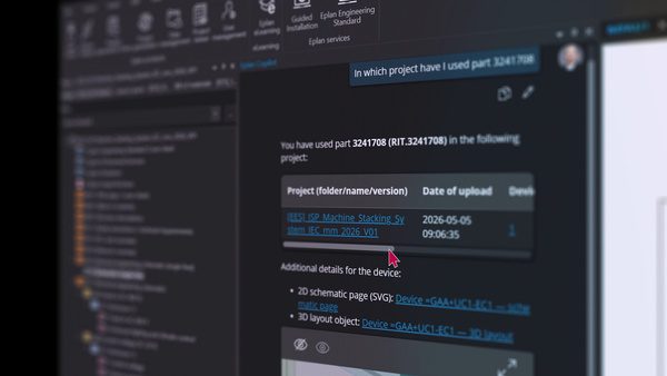 Intelligent engineering assistant Eplan Copilot