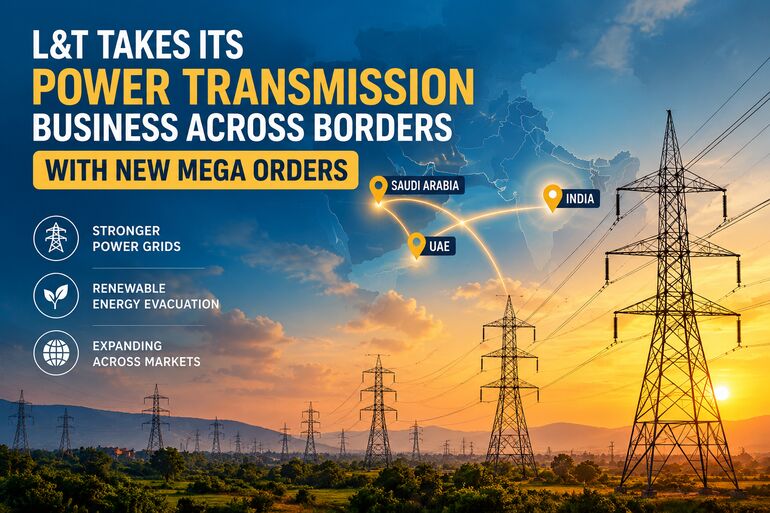 L&T Takes Its Power Transmission Business Across Borders With New Mega Orders L&T Takes Its Power Transmission Business Across Borders With New Mega Orders